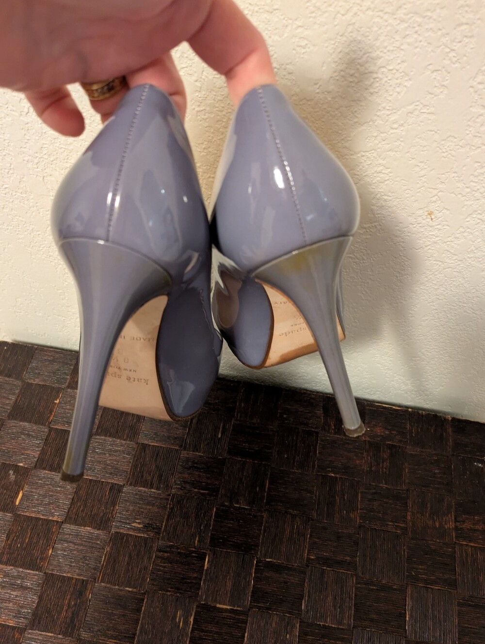 Kate Spade Karolina High Heel Pumps in Faded Periwinkle - Picture 5 of 11